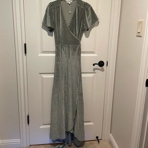 Baltic Born Sage velvet dress. XS